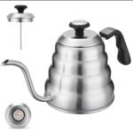 Barista Teekessel aus Edelstahl mit Thermometer | Perfekte Temperaturkontrolle für Kaffee & Tee
